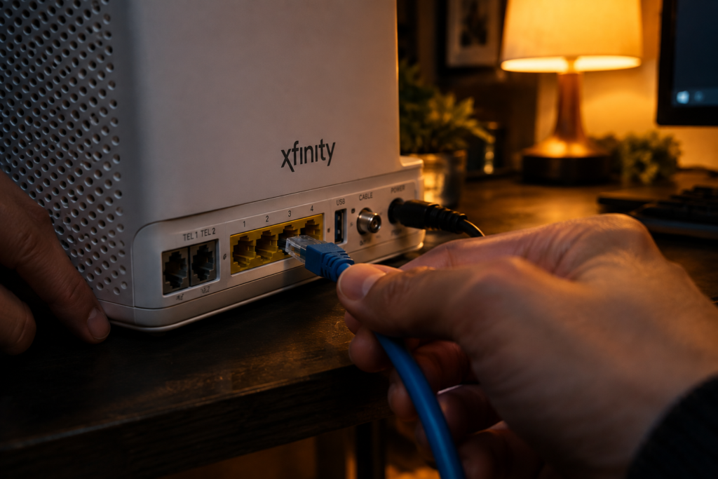 Comcast ethernet setup guide Xfinity Gateway