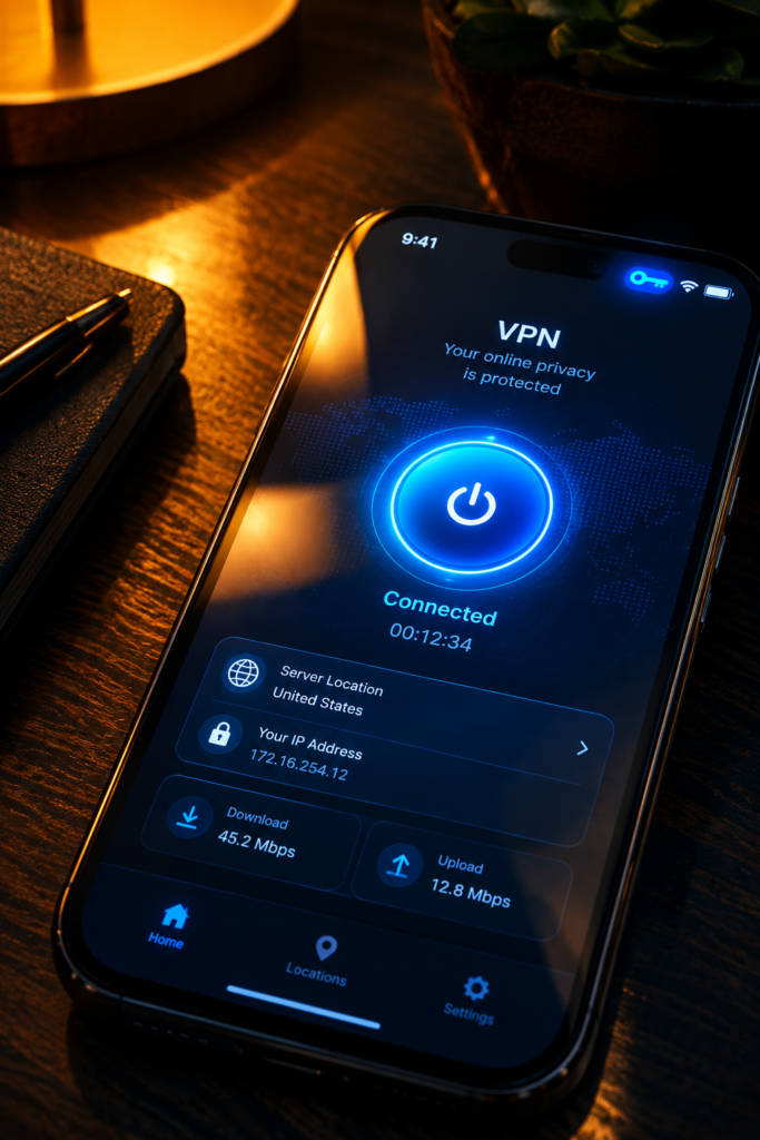 What is a VPN on phone Android iPhone app